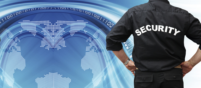 True Security Inc. professional security guard in uniform